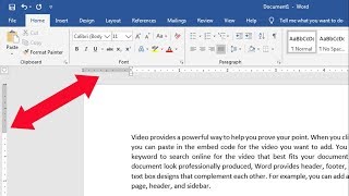 How to Show Ruler in Word [upl. by Neraa]