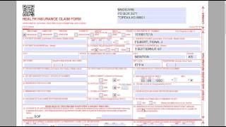 Medicare CMS 1500 OP Filbert [upl. by Jenilee]