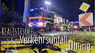 Verkehrsunfall  Realistische Übung  FF Langförden und FF Lutten [upl. by Eiznikcm966]