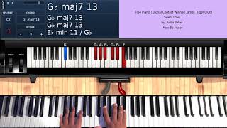 Sweet Love by Anita Baker  Piano Tutorial [upl. by Allina]