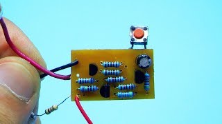 One button Push On Push Off  The simplest circuit [upl. by Meehan812]