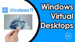 How to Create Virtual Desktops in Windows 11 [upl. by Sacci743]