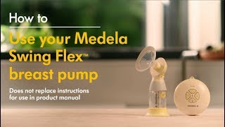 How to use Medelas Swing Flex™ single electric breast pump [upl. by Enyawal]