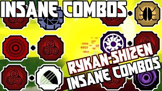 6 INSANE Rykan Shizen Combos That Will Make You A GOD In Shindo Life  Shindo Life Combos [upl. by Lorilyn]