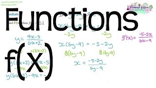 Functions fx  Revision for Further Maths Level 2 and GCSE [upl. by Hoehne]