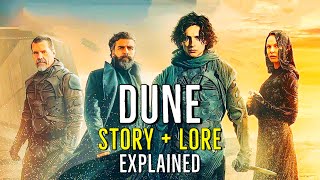 DUNE PART ONE Story  Lore EXPLAINED [upl. by Onig]