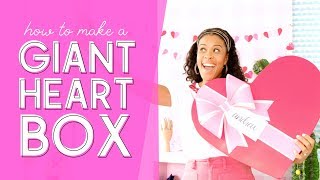 How to Make a Giant Heart Box [upl. by Annaeiluj569]