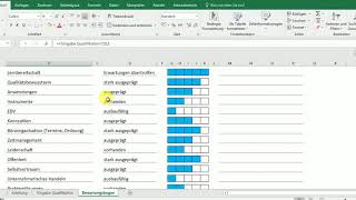 Mitarbeiterbeurteilungsbogen mit Excel [upl. by Jodi175]