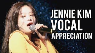 BLACKPINK JENNIE VOCAL APPRECIATION Singing Live Compilation [upl. by Blanchette]