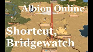 Albion Online  Caerleon to Bridgewatch fast almost safely [upl. by Davon132]