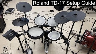 Roland TD17KVX Setup Guide [upl. by Girish]