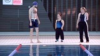 Samsung  School of Rio Swimming with Ellie Simmonds and Susie Rodgers [upl. by Checani]