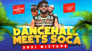 DANCEHALL MEET SOCA CLEAN FEAT MOTTO  POPCAAN  SKILLIBENG  MACHEL amp MORE DJ MARTIN DUS [upl. by Hakeem660]