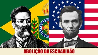 ABOLIÇÃO DA ESCRAVIDÃO NO BRASIL E NOS EUA HISTÓRIAS CONECTADAS [upl. by Yragerg128]