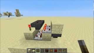 Minecraft Tutorial  Silent Hopper Timer [upl. by Ebbarta]