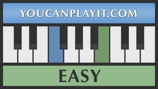 Chopsticks  Piano Tutorial  EASY [upl. by Imim]