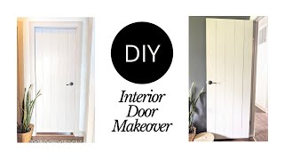 DIY Interior Door Makeover  How To Upgrade Ugly Doors [upl. by Ettinger]