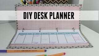 DIY faire un desk planner  semainier [upl. by Shiroma451]