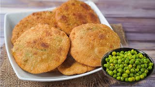 Matar Poori Recipe  Matar kachori Recipe  Toasted [upl. by Ros]