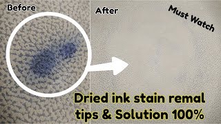 best tips for removing heavy blue ink stain from sofa set this will work 100 [upl. by Gorden]