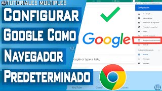 Como Poner Google Chrome Como Navegador Predeterminado [upl. by Llyrpa]