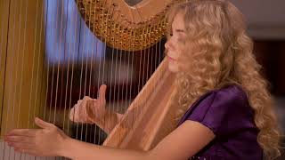 R Glière  Imprompt Alisa Sadikova  17 years old harpist [upl. by Auod]