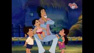 Must watch  Amitabh Bachchan Hindi Song quotAao Bachhoquot in Animation by Jingle Toons [upl. by Airahcaz]