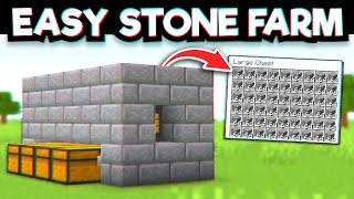 Minecraft AFK Stone Generator  9800 per Hour [upl. by Schroeder269]