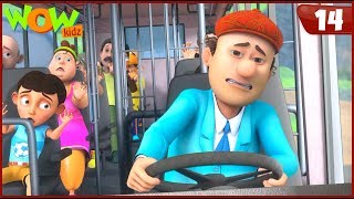 New Cartoon Show  Chacha Bhatija  Wow Kidz  Hindi Cartoons For Kids  Non Stop Bus [upl. by Tabor977]