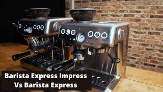 Sage Breville Barista Express Impress Vs Barista Express [upl. by Vasya]