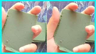 Floral Foam ASMR  Dry Crushing  Compilation Video 45 [upl. by Herodias]