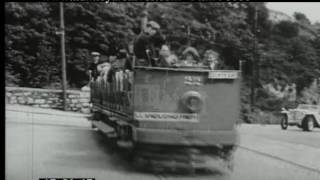 Colwyn Bay To Llandudno By Tram 1950s  Film 98081 [upl. by Skiest]