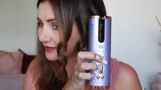 Unbound Cordless Auto Curler Review amp Demonstration by OZBEAUTYEXPERT  VS Sassoon [upl. by Gillette]