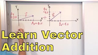 03  Add amp Subtract Vectors Using Components Part 1 Calculate the Resultant Vector [upl. by Nylasor677]