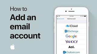 How to add your personal or work email on your iPhone [upl. by Cameron]