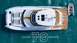 Aquila 70 Luxury Power Catamaran  A Yacht Built for Exploring Your World [upl. by Vassaux]