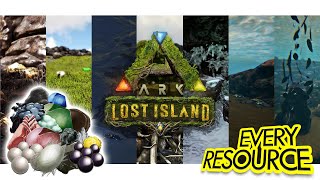 The BEST Resource Locations on Lost Island [upl. by Arrimat]