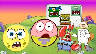 SpongeBob Animated All Bosses in Red Ball 4 Remastered 2024 [upl. by Tattan]