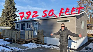 Inside the 792 SQ FT Tiny Mansion  Single Wide Home Tour [upl. by Giltzow]