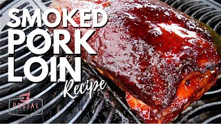 Smoked Pork Loin Recipe  How to Smoke a Pork Loin Roast [upl. by Eelorac]