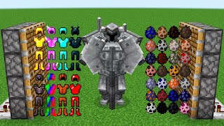 x40 ferrous wroughtnaut and all new armors and x100 eggs minecraft combined [upl. by Ardnuhsed]