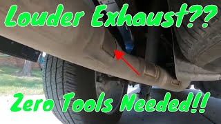 How to Delete Resonators on 2019 Silverado NO TOOLS NEEDED [upl. by Fenwick813]