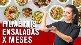 21 ENSALADAS que NO SON lechuga y tomate la BIBLIA de la ensalada  Paulina Tirapostas E00 [upl. by Buskus]