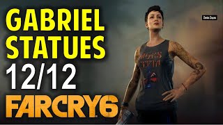 Paint the Town All Gabriel Statues Locations  FAR CRY 6 Deface the Gabriel Statues [upl. by Eixirt261]