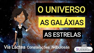 O UNIVERSO AS GALÁXIAS E AS ESTRELAS PARA CRIANÇAS [upl. by Thordis596]