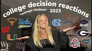 COLLEGE DECISION REACTIONS 2023 20 COLLEGES [upl. by Ahsote286]