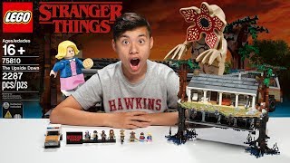 THE UPSIDE DOWN LEGO Stranger Things  Set 75810 Timelapse Build amp Review [upl. by Noskcaj]