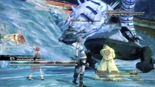 Final Fantasy XIII  Battle Gameplay [upl. by Brigit]