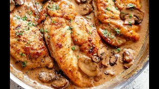 Creamy Chicken Marsala [upl. by Htezil]