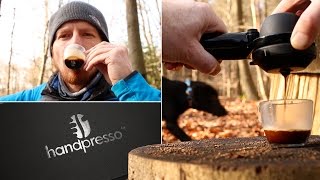 Handpresso  Espresso Maker Review  Unboxed and Outdoor Demo [upl. by Tellford]